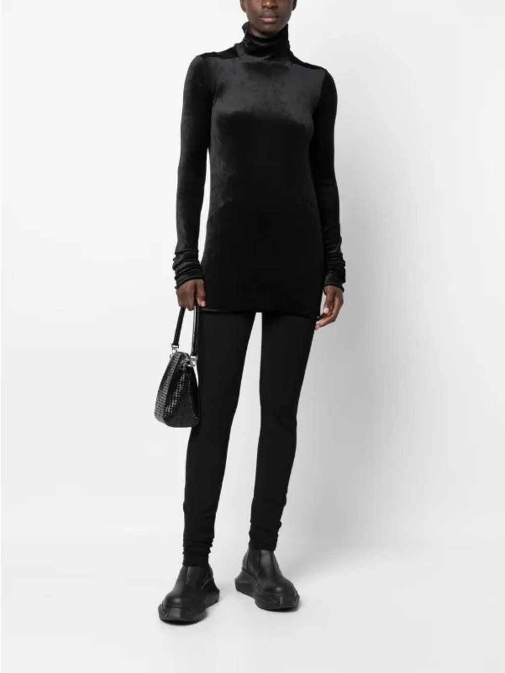 Rick Owens Black Skinny Leggings